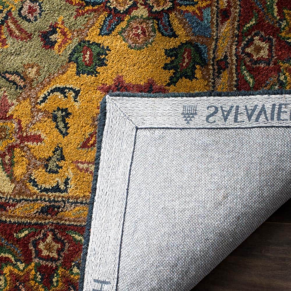 Handmade Heritage Multi-Burgundy Wool 10' Square Area Rug