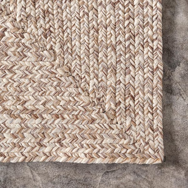 nuLOOM Lefebvre Casual Braided Tan 8 ft. Square Indoor/Outdoor Patio Area  Rug HJFV01G-S808 - The Home Depot