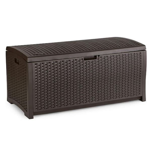 73 Gal. Brown Resin Deck Box