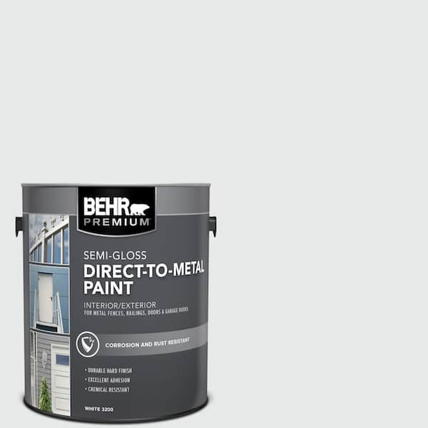 BEHR PREMIUM 1 gal. #PR-W10 Swirling Water Semi-Gloss Direct to Metal Interior/Exterior Paint