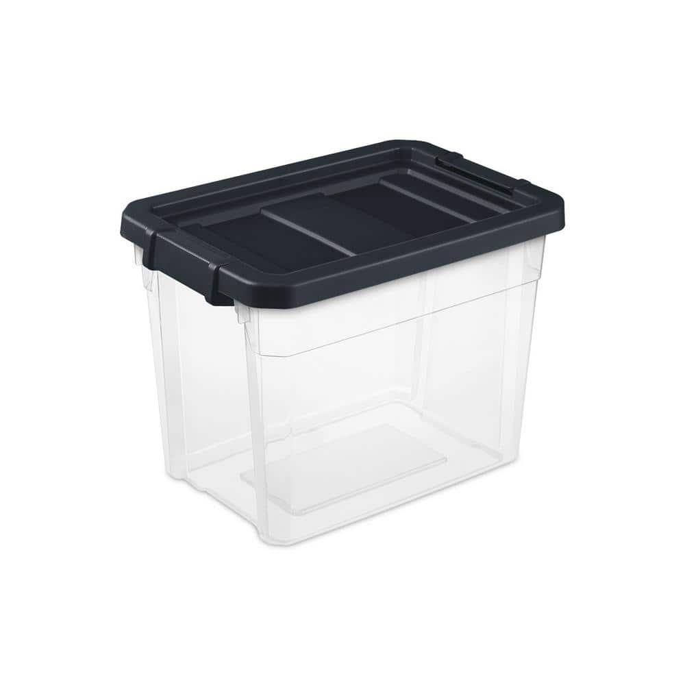Sterilite 30-Qt. Stacker Box - Ink Lid