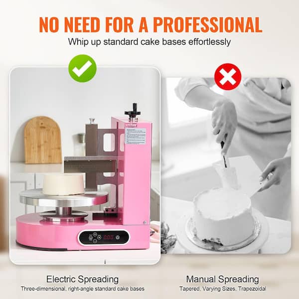 SVOPES Cake Decorating Machine, Adjustable Cake Cream Spreader, 8