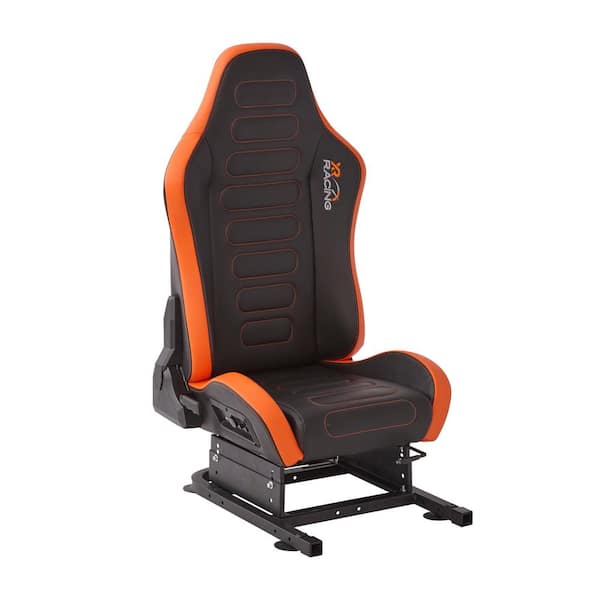 X Rocker Drift 2.1 Black/Orange Audio Racing Seat