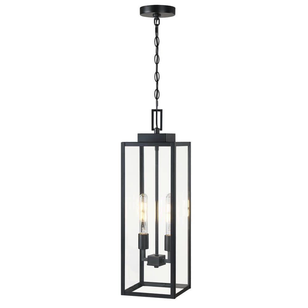 Hukoro Alfa 27 in. 2-Light Matte Blac...
