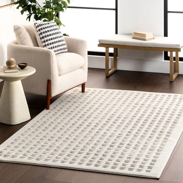 nuLOOM Lambertville Plush Textured Washable Cream 2 ft. x 3 ft