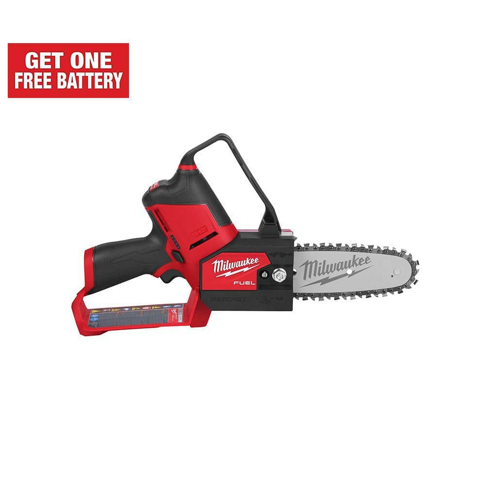 Milwaukee M12 FUEL 6 in. 12V Lithium-Ion Brushless Electric Cordless Battery Pruning Saw HATCHET (Tool-Only) 2527-20 - The Home Depot