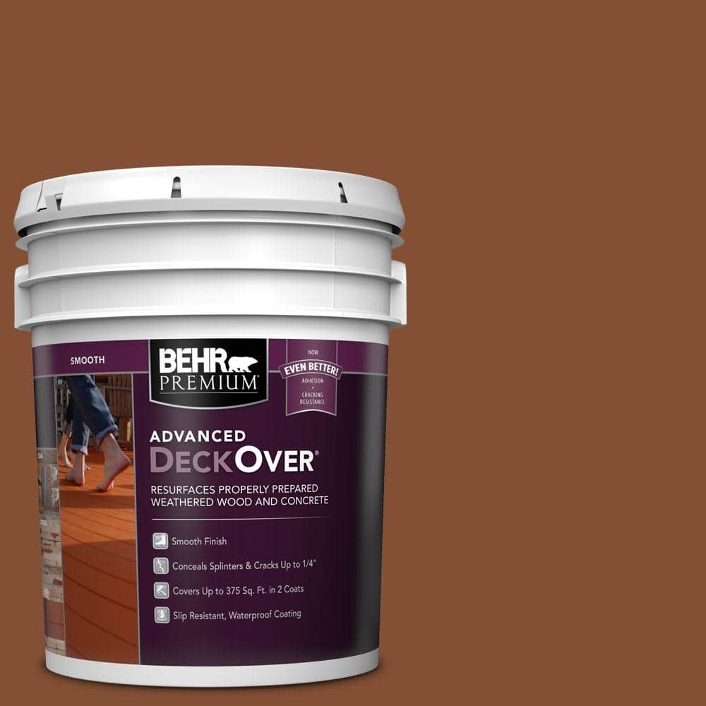 BEHR Premium Advanced DeckOver 5 gal. SC122 Redwood Naturaltone
