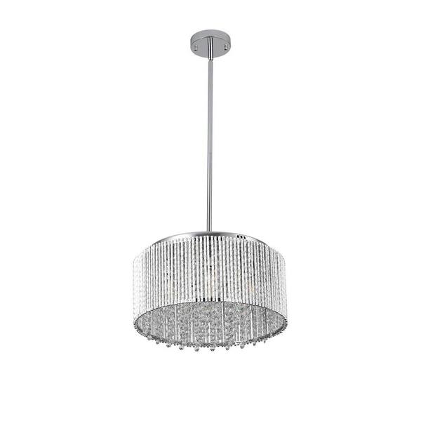 CIPACHO 7 Light Crystal Round Chandelier ZZM2310053 The Home Depot