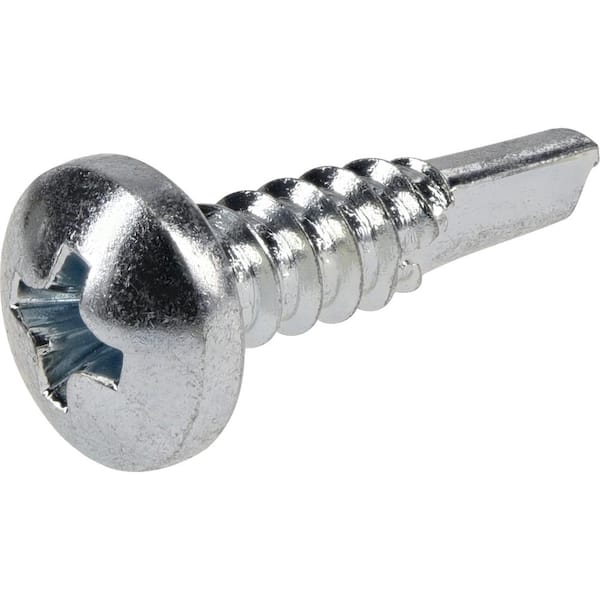 Everbilt #10 x 1/2 in. Phillips Self-Drilling Pan Head Screws (1 lb.-Pack)