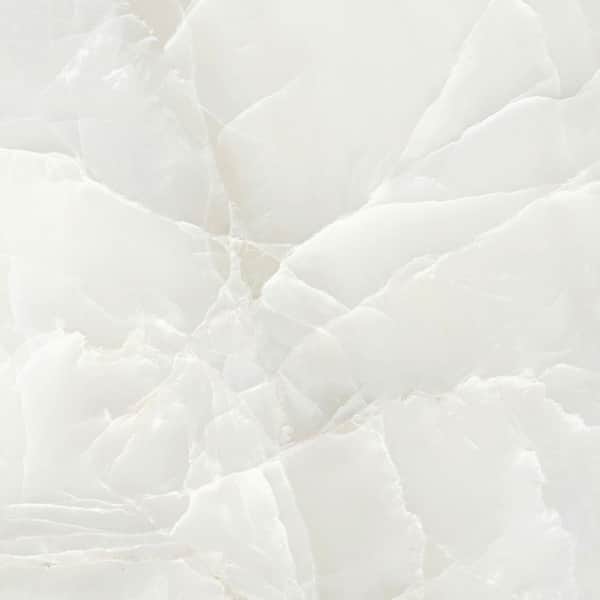 Splendor 36" x 36" Lappato Alabaster White Porcelain Large Format Wall and Floor Tile (8 Cases, 139.52 sq. ft./Pallet)