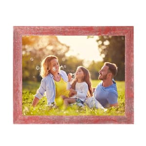 Victoria 12 in. W. x 12 in. Rustic Red Picture Frame