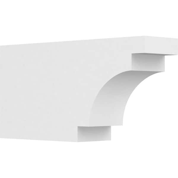 Ekena Millwork 5 in. x 10 in. x 20 in. Mediterranean PVC Rafter Tail Brace