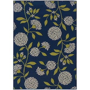 Aster Navy 5 ft. x 8 ft. Area Rug