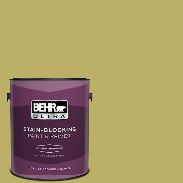 BEHR ULTRA 1 gal. #MQ4-42 Pistachio Extra Durable Eggshell Enamel Interior Paint & Primer