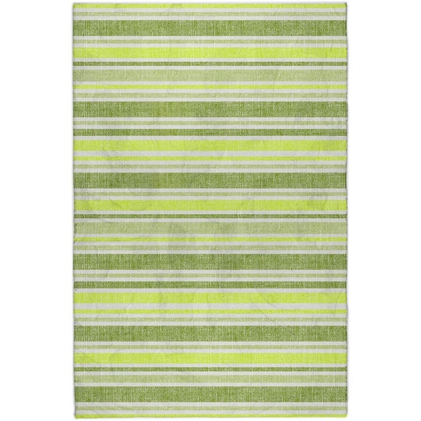 Dream Shag Premium Machine Washable Abstract ADS531 Fern 9 ft. x 12 ft. Area Rug