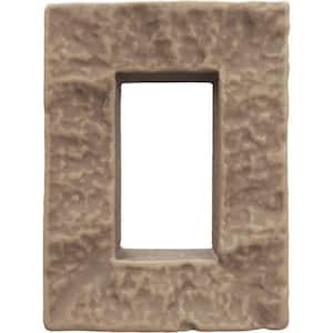 4 in. W x 3 in. D x 7-7/8 in. H Universal Electrical Cover for StoneWall Faux Stone Siding Panels in Valley Spring