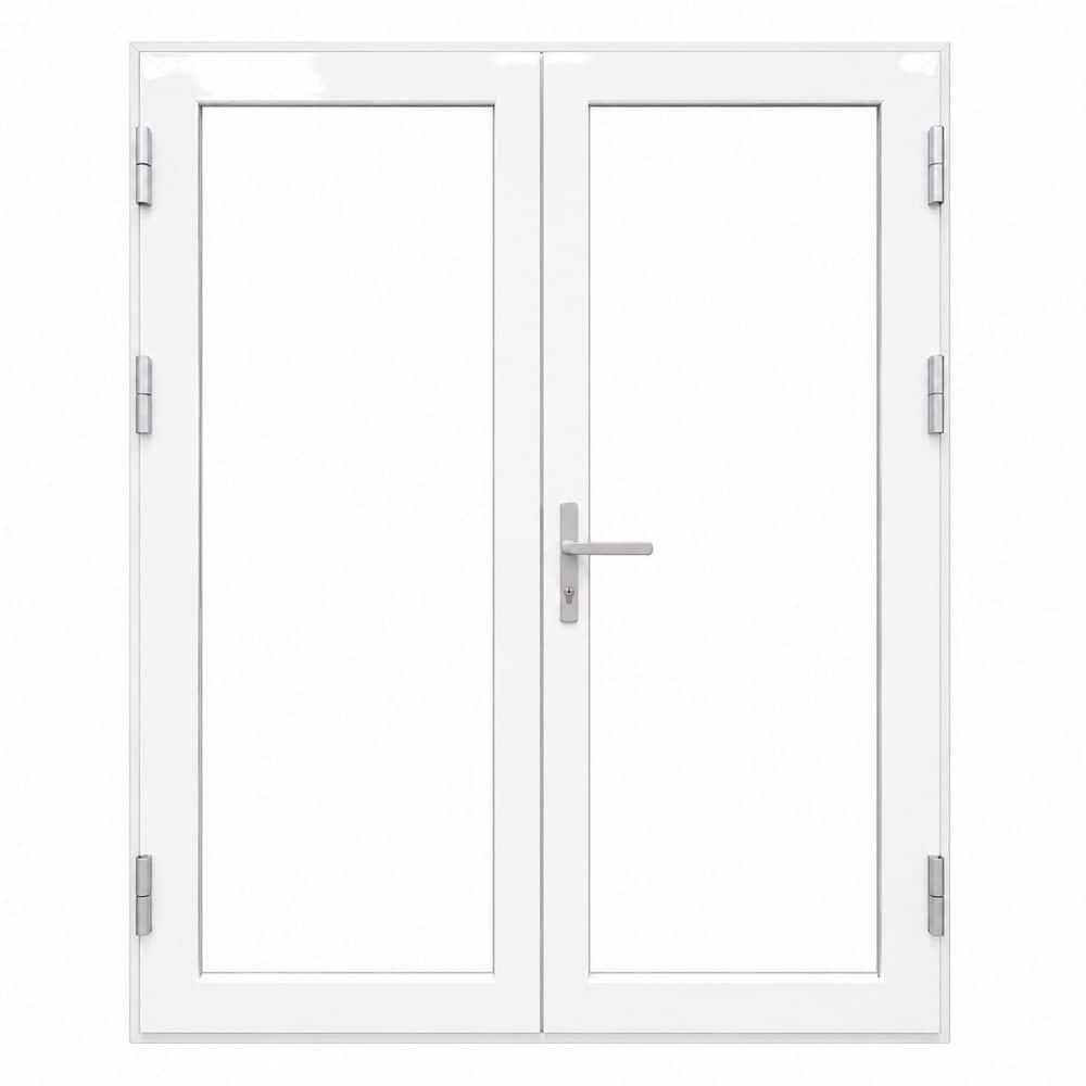 TEZA DOORS Teza F65 Series 61. 5 x 96 in. Aluminum French Door