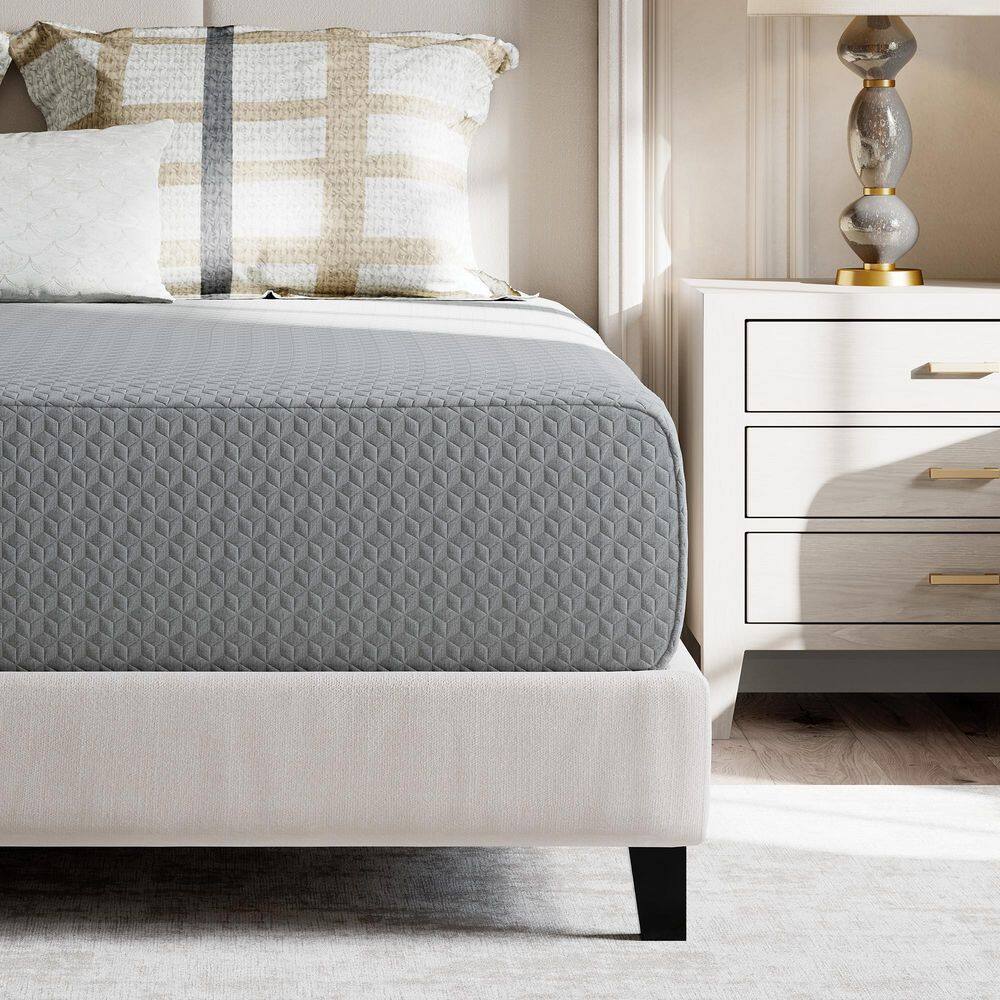 Queen Size Medium Gel Memory Foam 12 in. Two-sided Mattress - thumbnail 10