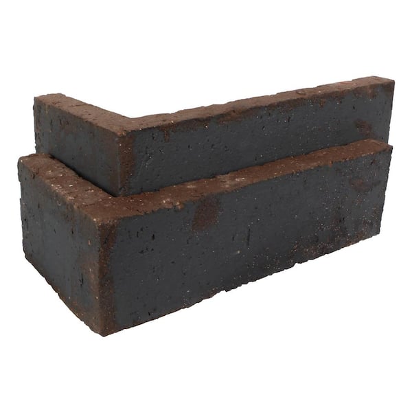 Old Mill Brick 0.625 in. x 7.625 in. x 2.25 in. Black Canyon Thin Brick ...