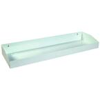 88 in. 1-Compartment Topsider Cabinet Tray in White