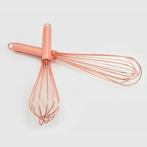 12 in. Professional Stainless Rose Gold Heavy Duty French Whisk