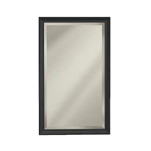 Studio V 15 in. W x 25 in. H x 5 in. D Recessed/Surface-Mount Bathroom Medicine Cabinet with Bronze Frame