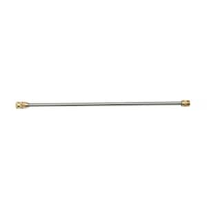 24 in. Stainless Steel Pressure Washer Spray Wand Lance - 4000 PSI - Quick-Connect/M22