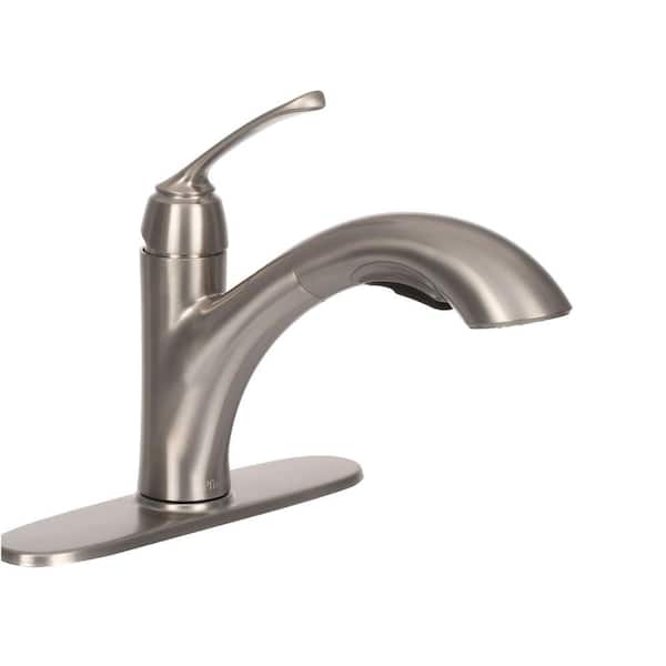 Pfister Cantara Single-Handle Pull-Out Sprayer Kitchen Faucet in Stainless Steel