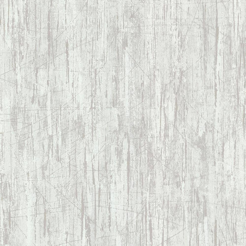 Catskill Taupe Distressed Wood Paper Strippable Wallpaper (Covers 56.4 sq. 