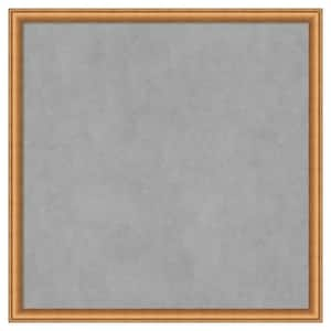 Salon Scoop Copper 26 in. x 26 in Framed Magnetic Board