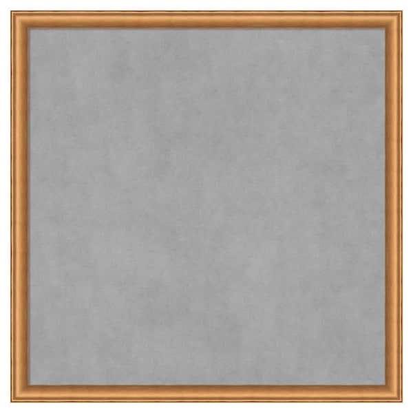 Amanti Art Salon Scoop Copper 26 in. x 26 in Framed Magnetic Board