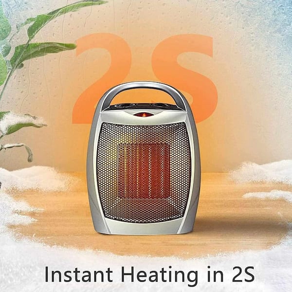 R.W.FLAME 1,500-Watt Compact Indoor Small Ceramic Electric Heater