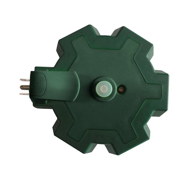 Commercial Electric 5-Outlet Outdoor Adapter, GRN