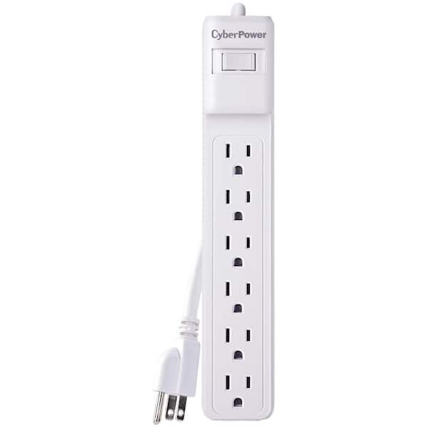 CyberPower 2 ft. 6-Outlet Surge Protector Power Strip