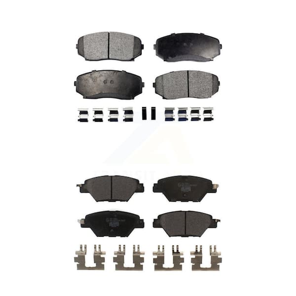TEC Front Rear Ceramic Brake Pads Kit For 2016-2022 Mazda CX-9 KTC-100510