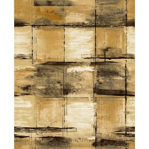 Seabrook Designs Moseley Waves Metallic Gold and Off-White Paper ...