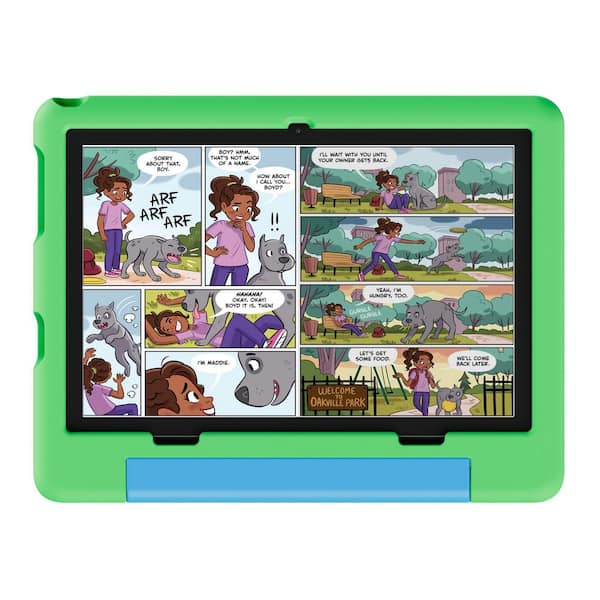 10 in. A10 Educational Kids Tablet with Epic and Lingokids 64GB with Parental Controls and Kid-Proof Case