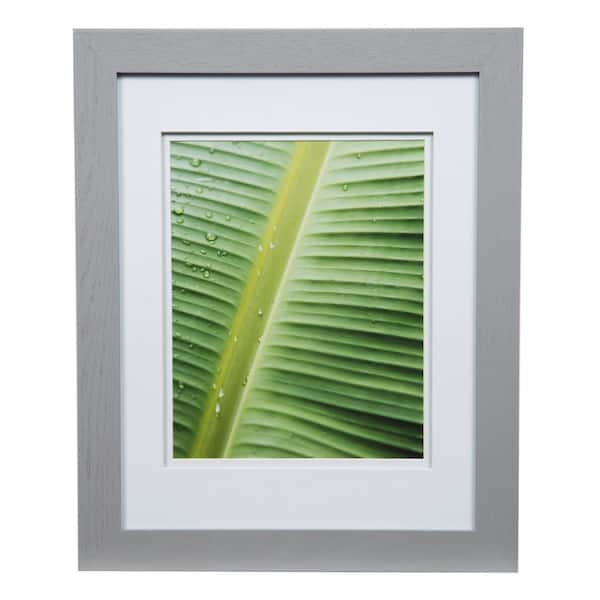 Pinnacle Gallery 8 in. x 10 in. Gray Double Mat Picture Frame