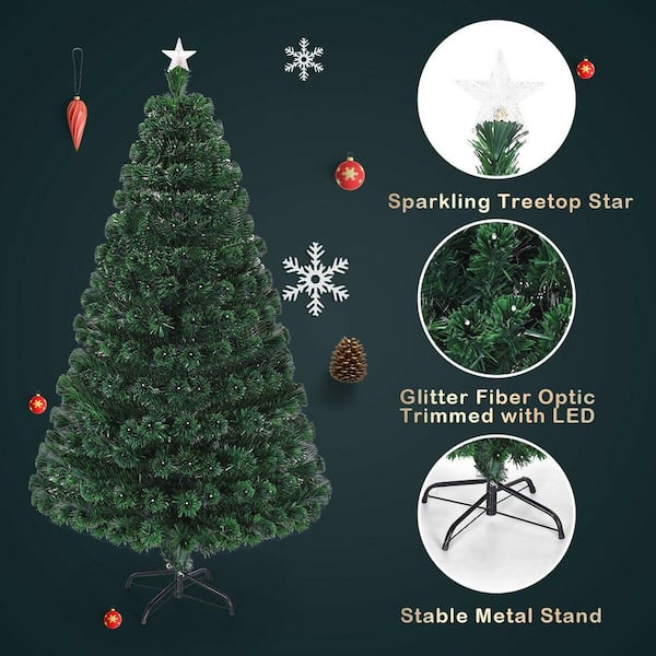 Las Vegas Tree Metal Christmas Ornament