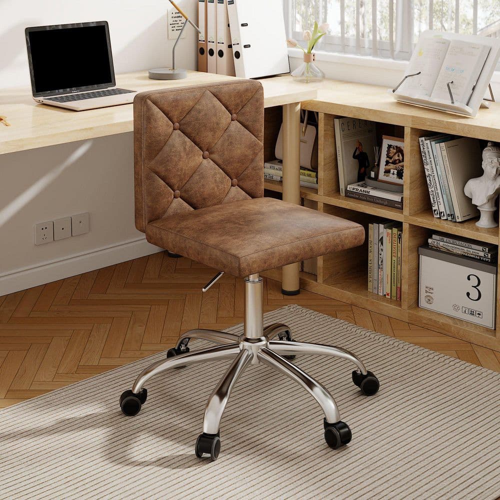VECELO Swivel Ergonomic High Back Mesh Office Chair with Retractable Footrest - Thumbnail 5