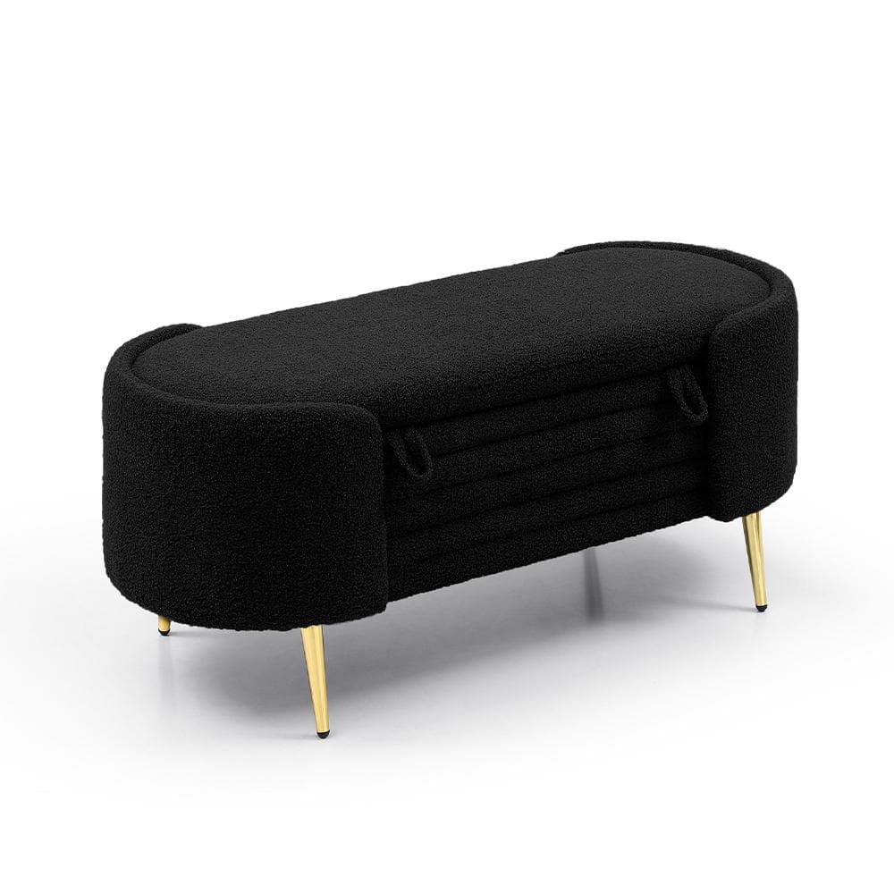 YOFE Modern Black Upholstered Sherpa Fabric Storage Ottoman Coffee   Black Ottomans Camybk Gi121825w1117 Ottoman01 64 1000 