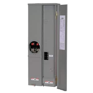 EUSERC Compliant 200 Amp 24-Space 42-Circuit Single Phase Meter-Load Center Combination