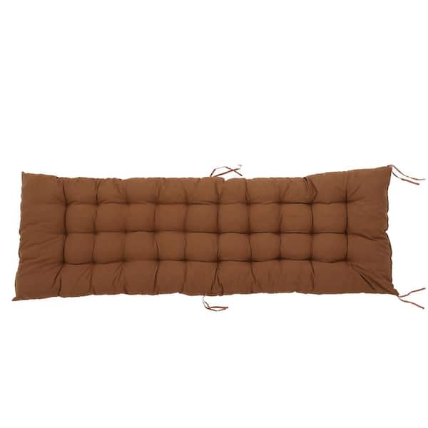 Karl home 60 in. x 21 in. x 3 in. Outdoor Chaise Lounge Cushion in Brown