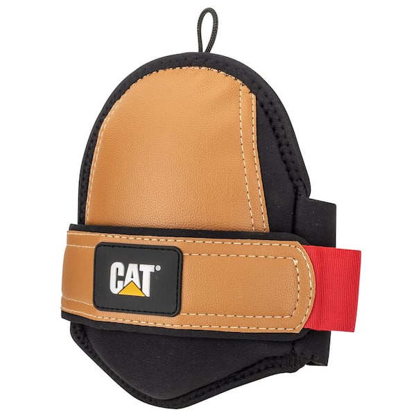 CAT Brown Foam Ultra-Soft Knee Pads with Adjustable Strap