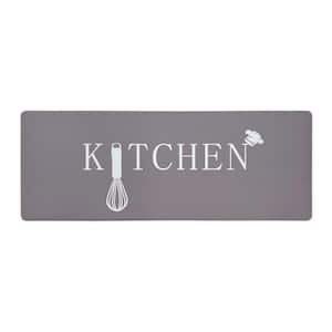 Kitchen Gray 18"x47" Anti-Fatigue Standing Mat