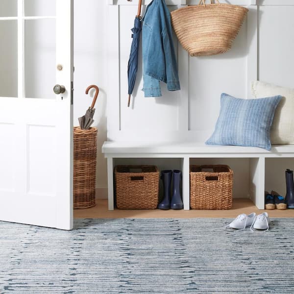 Malone Machine Washable Everglade 6 ft. x 9 ft. Indoor Area Rug