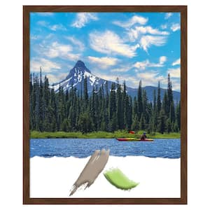 Carlisle Brown Narrow Wood Picture Frame Opening Size 18 x 22 in.