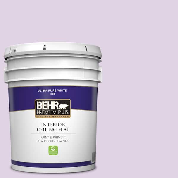 BEHR PREMIUM PLUS 5 gal. #M570-2 Monologue Ceiling Flat Interior Paint