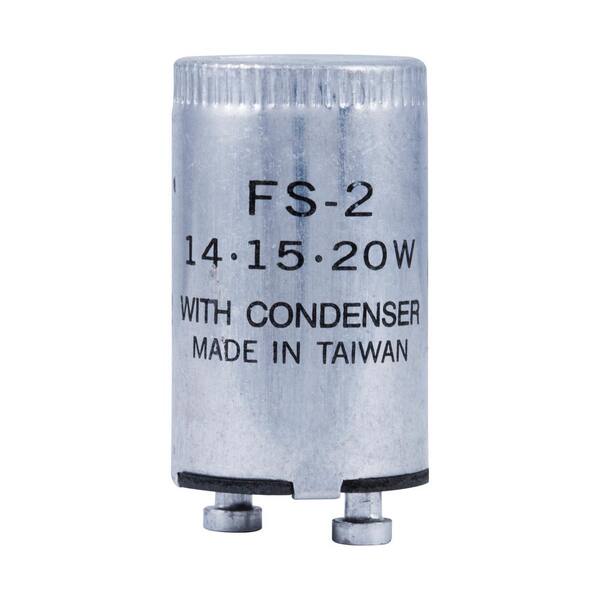 Confezione Da 2 Starter Fluorescenti FS125 – Per Tubi Da 70 A 125 Watt – 240V