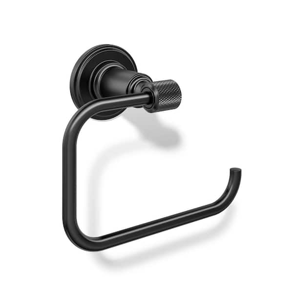 KOHLER Torrington Wall Mounted Toilet Paper Holder in Matte Black
